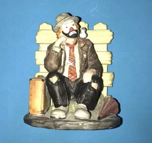 Flambro Emmett Kelly Jr EKJ Clown Bookend Picket Fence Suitcase Bird Umbrella - Picture 1 of 6