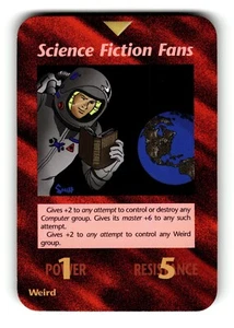 Science Fiction Fans Card Unlimited INWO Illuminati New World Order Game - Picture 1 of 4