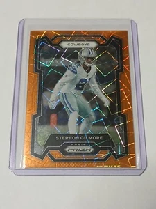 2023 Panini Prizm Stephon Gilmore / Orange Cracked Ice - Bild 1 von 2