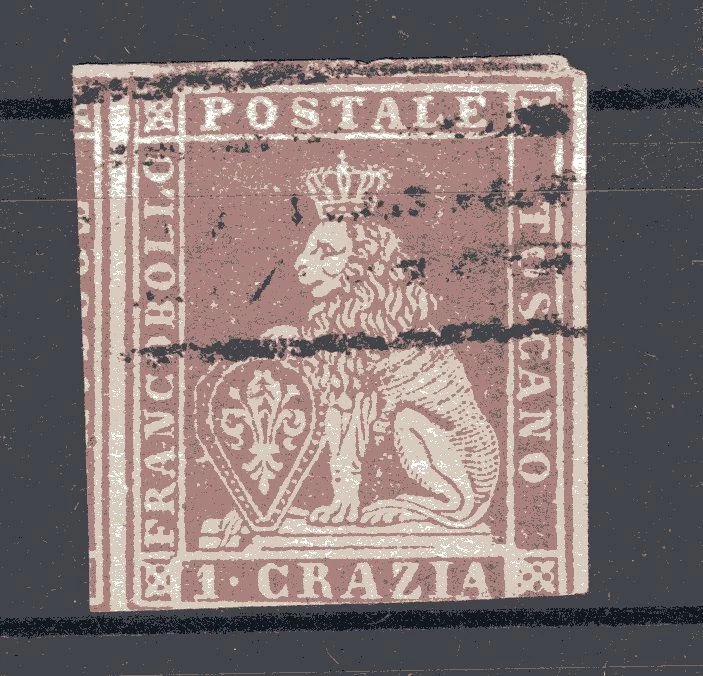 ITALY, TUSCANY, YV # 4F, USED - Image 1 of 1