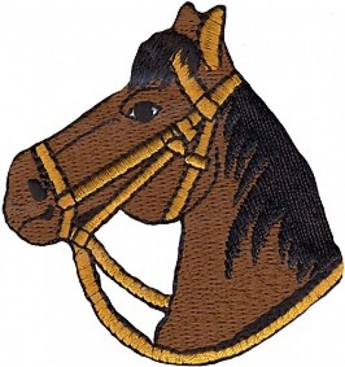 Simplicity Patch Motif Horse Head