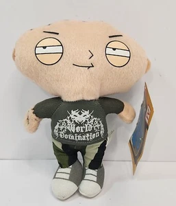 Family Guy Stewie Griffin World Domination Plush Toy 2010 Nanco Swing Tag 7.5" - Picture 1 of 6
