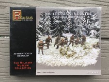 PEGASUS 1/72 WW II RUSSIAN INFANTRY WINTER DRESS SET 2 - 40 FIGURES 7272 F/S