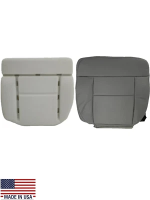 Ford F150 XLT 2004 parte inferior del lado del conductor tela cubierta de asiento gris + cojín de espuma Foto 1 de 4
