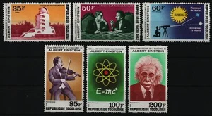 Togo 1979 - Mi-Nr. 1354-1359 A ** - MNH - Albert Einstein - Imagen 1 de 1