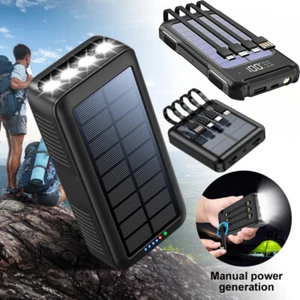 61200mah USB Solar Power Bank Portable External Battery Charger For Cell Phone - Picture 1 of 50