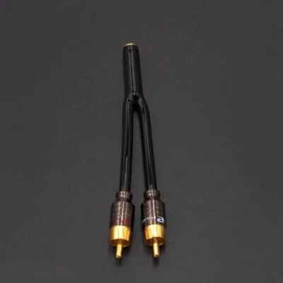 3.5mm 2.5mm 4.4mm Jack Female Socket to Dual RCA HIFI Audio Splitter Cable - Image 1 of 4