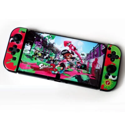 Protective Back Case Cover for Nintendo Switch OLED Conosole Joycons Splatoon 2 - Image 1 of 2