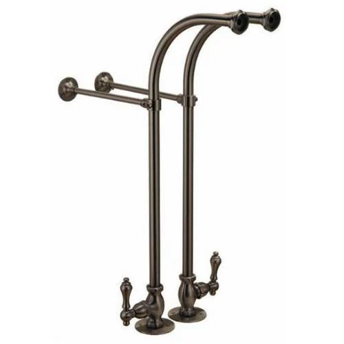Líneas de suministro independientes rígidas clásicas isabelinas de latón en bronce frotado con aceite Foto 1 de 3