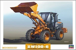 HASEGAWA 1/35 HITACHI Wheel Loader ZW100-6 Working Machine Plastic Model Kit - Picture 1 of 12