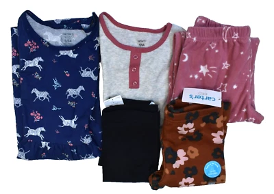 Lote a granel de 5 vestidos Carters para niñas talla XS 4/5 temporadas mixtas tops pantalones nuevos con etiquetas Foto 1 de 4