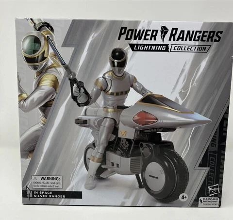 Power Rangers Lightning Collection In Space Silver Ranger Action Figure Cover