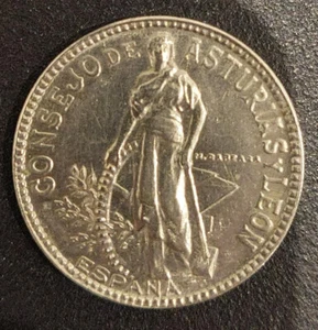 2 PTS 1937 CONSEJO ASTURIAS Y LEON S/C- - Imagen 1 de 2