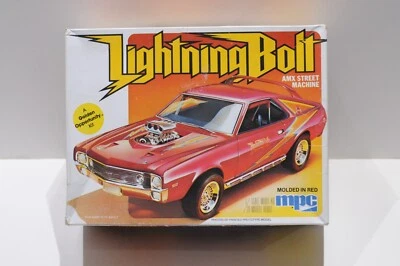 MPC AMX STREET MACHINE LIGHTNING BOLT SCALE 1:20 MODEL KIT 1-3753 - Image 1 of 4