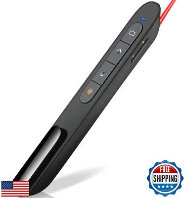 DINOSTRIKE Wireless Presenter Remote Presentation Clicker,RF 2.4GHz USB Prese - Image 1 of 4