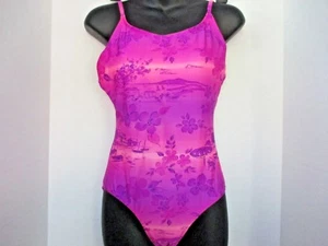 ISLANDER ~ TRAJE DE BAÑO TRAJE DE BAÑO PÚRPURA HAWAIANO 1 PIEZA ~ Mujer 8 - Imagen 1 de 4