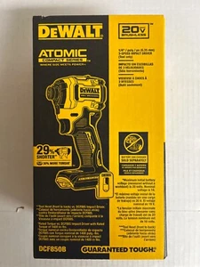 Dewalt DCF850B ATOMAR 20V MAX* 1/4 Zoll Bürstenloser kabelloser 3-Gang Schlagschrauber - Bild 1 von 6