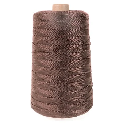 American & Efird Thread Spool 60 oz T-600 Anecord Poly Dark Mahogany - Image 1 of 4