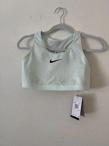 Nike Dri-FIT Swoosh High Support Non-Padded Adjustable Sports Bra M - Picture 1 of 6