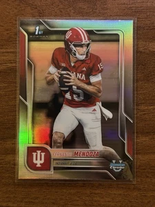 2025 Bowman U Chrome Fernando Mendoza 1° rifrattore Bowman Indiana QB! - Foto 1 di 2