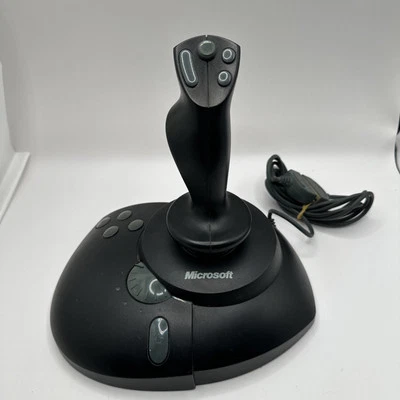 Microsoft Sidewinder Precision Pro Joystick Controller with USB Adapter Pigtail - Image 1 of 4
