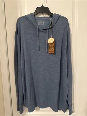 Sudadera con capucha Faherty Sunwashed azul 2XL para hombre nueva con etiquetas Foto 1 de 3