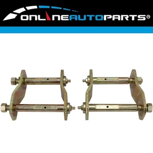 2 x Rear Greasable Shackles for Mitsubishi Challenger PA 1998~2006 - Picture 1 of 1