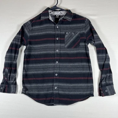 Shaun White Flannel Boys Flannel Button Down/up Size M 8/10 Long Sleeve Shirt - Image 1 of 4