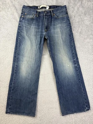 Vintage Gap Jeans Mens 33x30 Blue Denim Loose Relaxed Bootcut Zip Fly Y2K Skater - Image 1 of 4