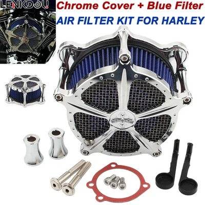 Air Cleaner Intake Filter For Harley Touring Road King Street Glide Softail Dyna - Image 1 of 4