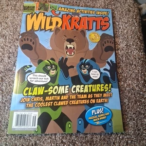 Wild Kratts Kids Magazine CLAW-SOME Creatures Issue 33  2025 Puzzles & Games Aug - Imagen 1 de 10