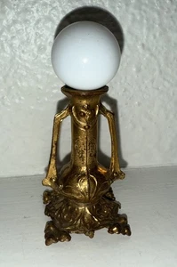 Antike Miniatur Puppenstube Ormolu Deko Gas Leuchte Lampe - Bild 1 von 2