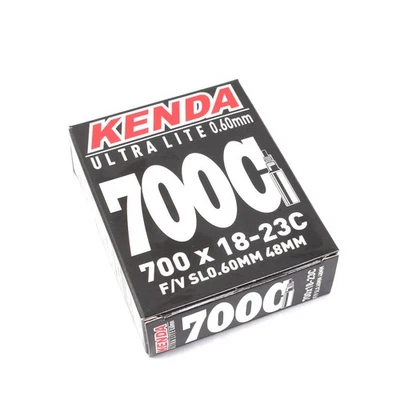 KENDA Ultralite Tube 700x23–26C FV Presta 28" Road Bike 0.6mm Light - Image 1 of 4