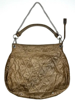 Bolso de hombro Abro de cuero marrón  Foto 1 de 4