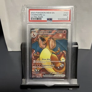 Charizard Ex 183/165 PSA 9 Pokemon 151 Scarlet & Violet English - Foto 1 di 3