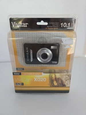 Cámara digital compacta Vivitar ViviCam X020 10,1 mega píxeles negra nueva Foto 1 de 4