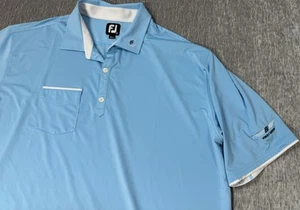 FootJoy Polo Shirt Mens XXL Blue Custom BV Wedges Vokey Design Golf Titleist - Picture 1 of 13