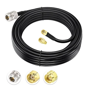 N Female to RP-SMA SMA Cable 3m for Extender Transceivers Phone Signal Booster - Picture 1 of 11