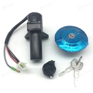 New Fuel Gas Cap Ignition Switch Seat Lock Set Fit For Yamaha YBR 125 2004-2017 - Bild 1 von 8