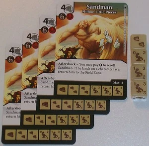  4 X SANDMAN: MILLION LITTLE PIECES 65/142 The Amazing Spider-Man Dice Masters - Picture 1 of 1