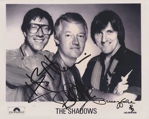 The Shadows Hand Signed 8x10 Photo Autograph The Final Tour Hank Marvin (X) - Picture 1 of 2