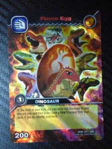 FLAME EGG - 001/006 - DKME - DINOSAUR KING - COLOSSAL RAINBOW RARE - NM - Picture 1 of 2