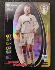 2001/2002 Mark Viduka Football Champions Wizards RARE FOIL Premier League INKED