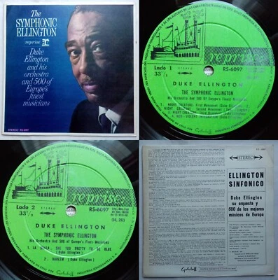 DUKE ELLINGTON THE SYMPHONIC ELLINGTON 1963 HI-FI STEREO UNIQ CVR CHILEAN PRESS! - Image 1 of 4