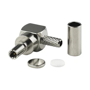 CRC9 Male right angle Crimp For RG316 RG174 Cable RF Connector for Huawei Modem - Picture 1 of 3