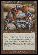 Magic the Gathering MTG Thran War Machine (134) Urza's Legacy   LP