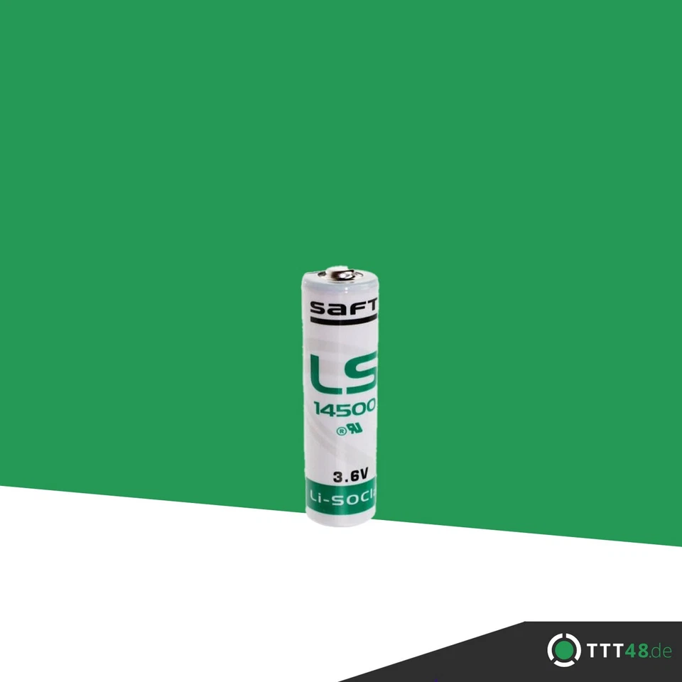 1 x Saft Lithium Batterie AA Mignon LS 14500 3,6V 2600mAh 2,6Ah - Bild 1 von 1