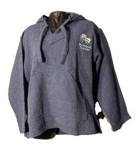 Herren Earth Ragz Baja Hoodie Pistazienblau Vintage Azteken Warm Pullover M - Bild 1 von 5
