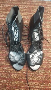 Jimmy Choo Scrappy Leather Pump Sandals Size  39 - Picture 1 of 7