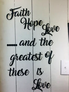 Faith Hope Love el más grande de estos - Imagen 1 de 10